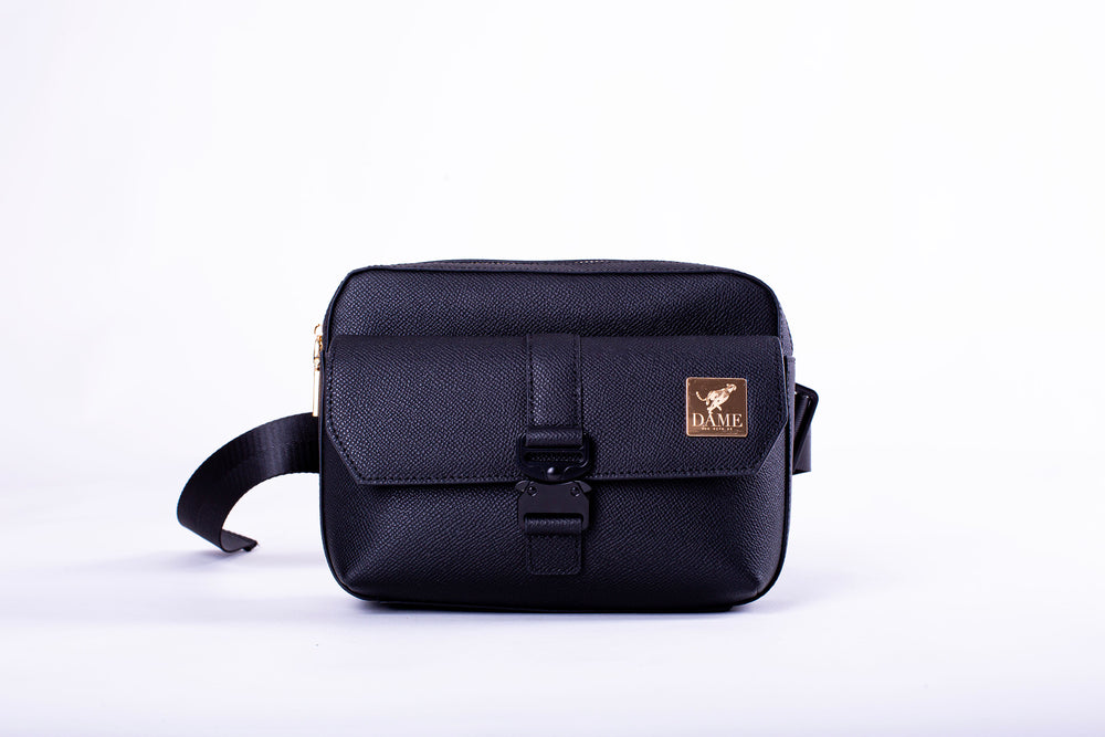 Lennox Chest Bag - Obsidian