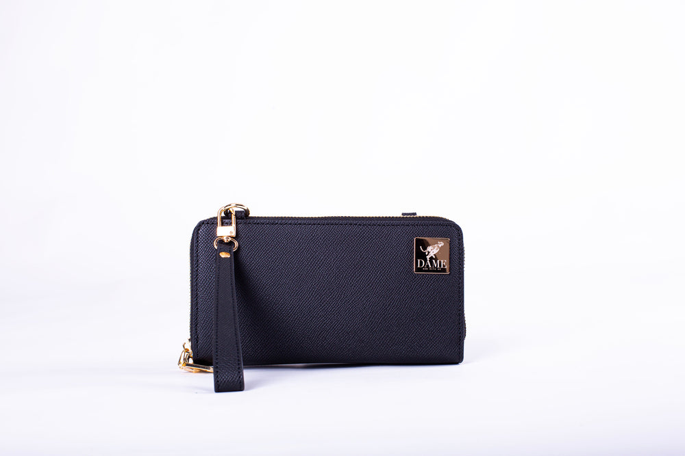 Charlotte Cell Phone Wallet - Obsidian