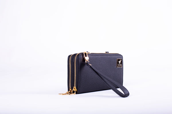 Charlotte Cell Phone Wallet - Obsidian