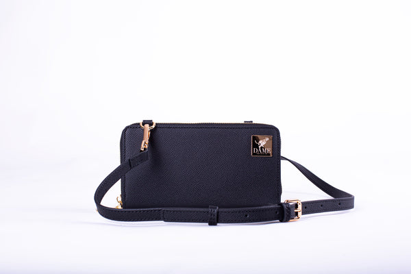 Charlotte Cell Phone Wallet - Obsidian