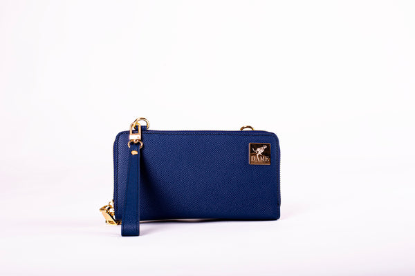 Charlotte Cell Phone Wallet - Dame Blue