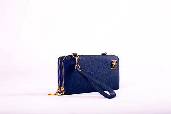 Charlotte Cell Phone Wallet - Dame Blue